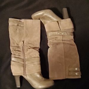 Fergallicious tan suede boot size 9